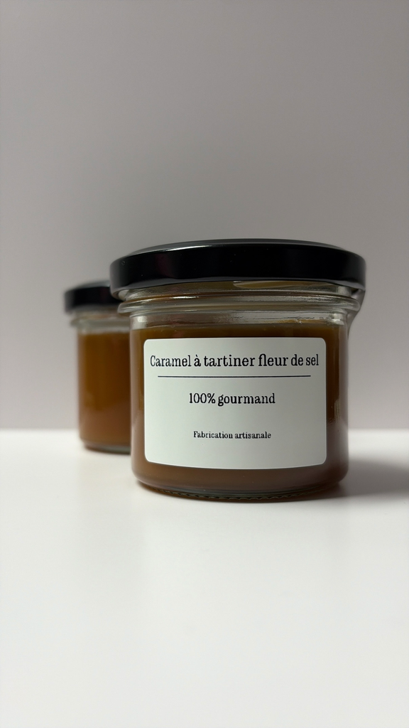Caramel à tartiner classique ou fleur de sel